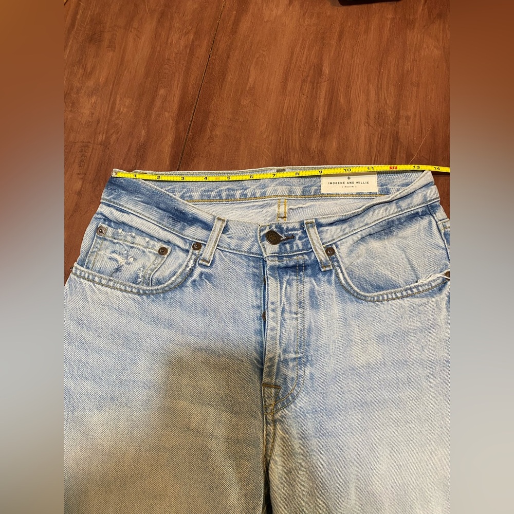 Imogene + Willie Women’s Ada Relaxed Straight Distressed Hem Jeans Size 27 - Picture 7 of 9